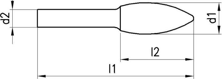 Actual product image Pferd Carbide burr