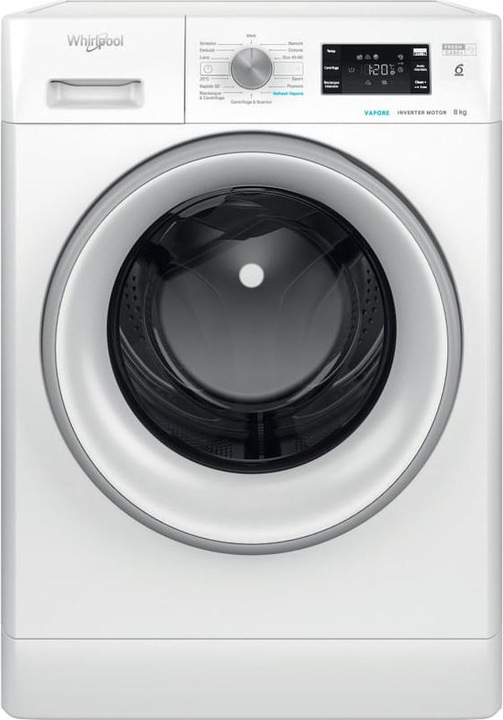 Whirlpool FFB 846 SV DE Frontlader-Waschmaschine 8 kg 1400 U/min A Weiss (8 kg, Links)