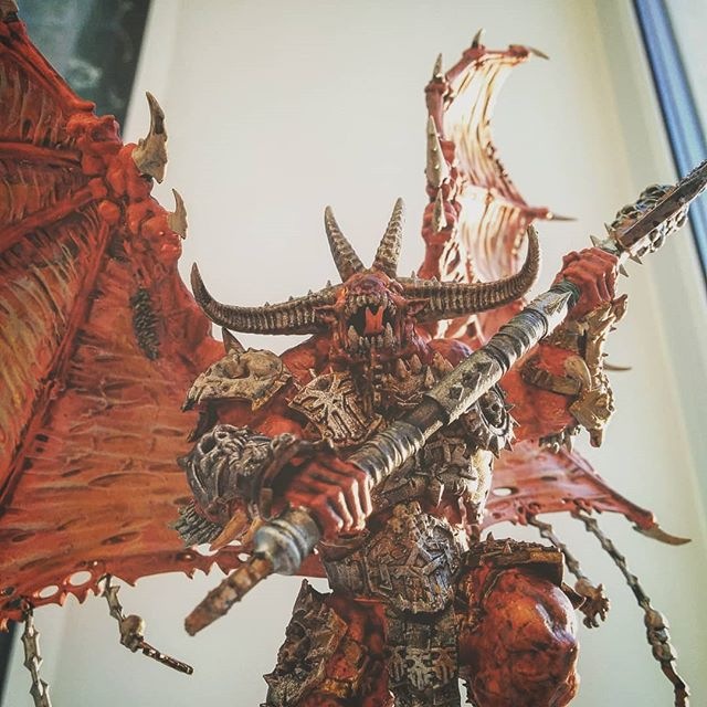 Actual product image Games Workshop Daemons Of Khorne Bloodthirster (Plastic)