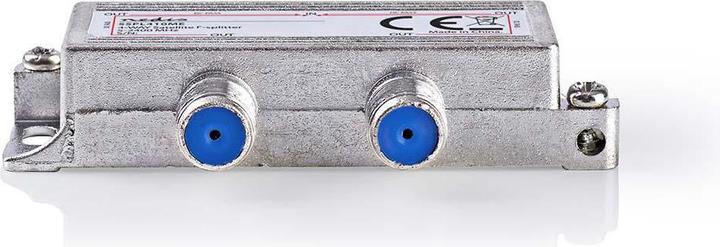 Immagine prodotto Nedis Splitter satellitare | 5 - 2400 MHz | 11,5 dB | Numero di ingressi: 1 | Numero di uscite: 4 | I (CAT5)