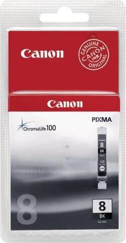 Actual product image Canon CLI-8 BLACK INK 0620B001 (FC)