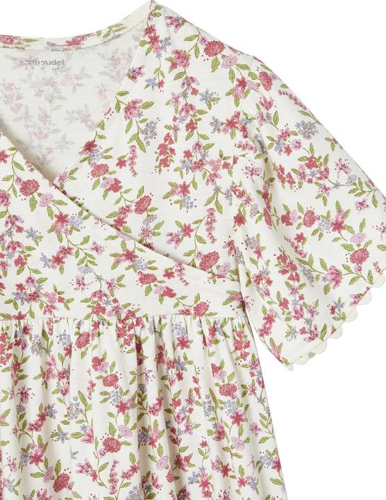 Produktbild Vertbaudet Geblümtes Mädchen Kleid mit Wickelausschnitt (140)