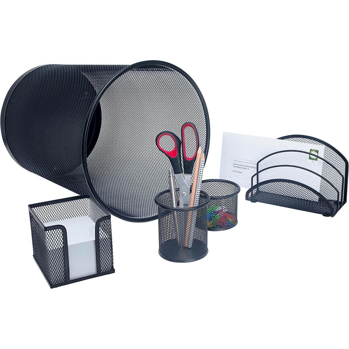 Thumbnail - Wedo, Schreibtisch Accessoire, Schreibtisch-Set Office, aus Drahtmetall