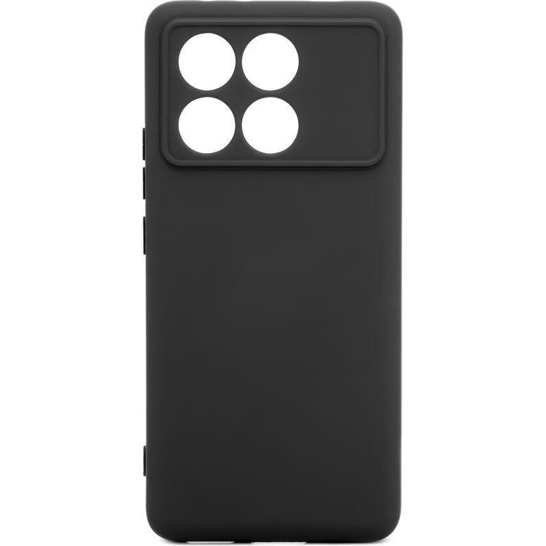 iLike Custodia in silicone Poco X6 Pro Nano (Xiaomi Poco X6 Pro), Cover smartphone, Nero
