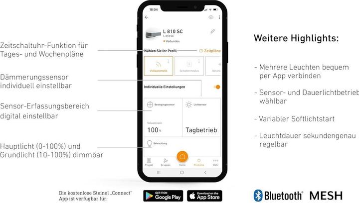 Produktbild Steinel LED Sensorleuchte (679 lm)