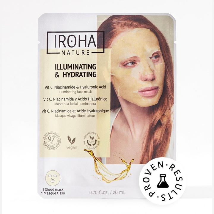 Image du produit Iroha Nature Nature - Masque Tissu Visage Éclaircissant (20 ml)