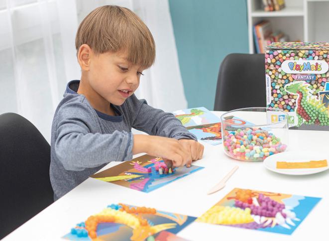 Actual product image PlayMais Mosaic Fantasy Dragon