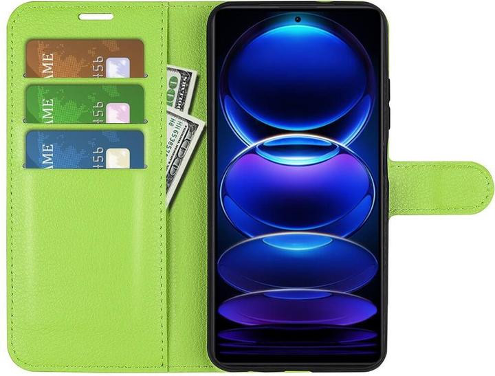 Immagine prodotto Cover-Discount Xiaomi Poco X5 Pro - Custodia in pelle verde (Xiaomi Poco X5 Pro, Xiaomi Redmi Note 12 Pro 5G)