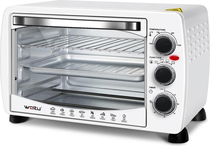 Produktbild Woltu Mini Backofen 20 Liter Weiss
