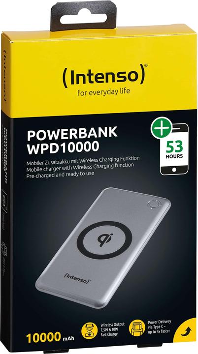 Productafbeelding Intenso Inductiebank (10000 mAh, 10 W, 37 Wh)