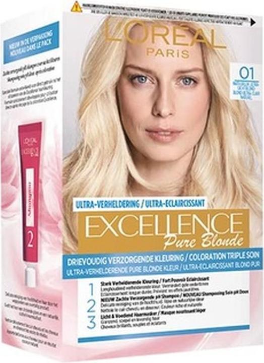 Image du produit L'Oréal Paris Loreal Excellence Natural Blond 01 Couleur permanente (01)