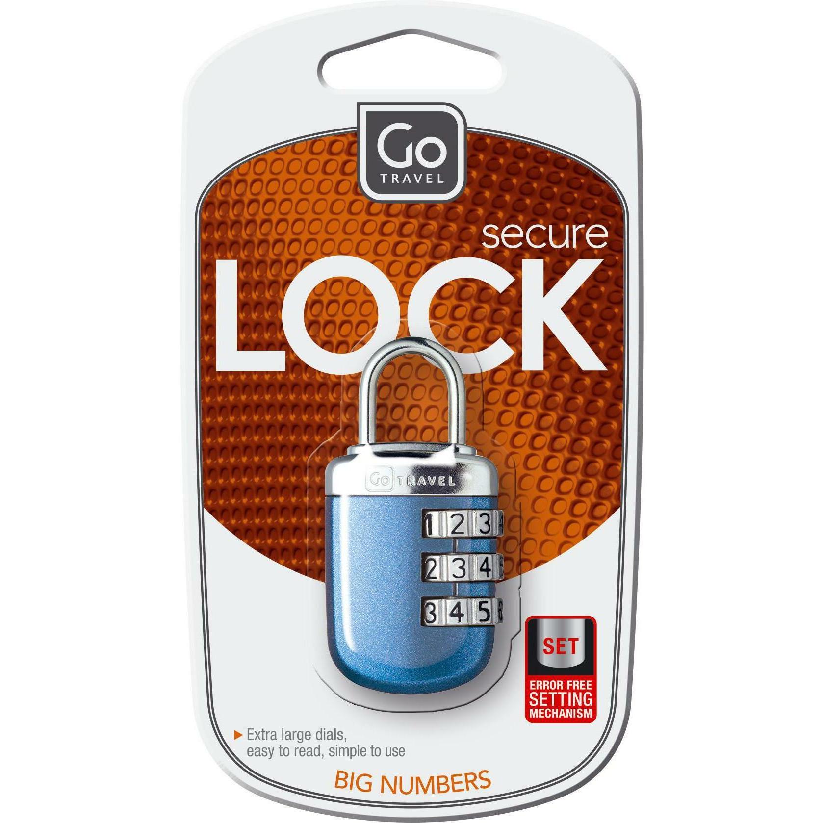Thumbnail - Go Travel, Vorhängeschloss, Zahlenschloss Big Wheel Padlock