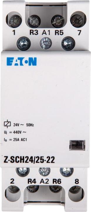 Actual product image Eaton Z-SCH24/25-22 Installation contactor 24VAC 2S+2Ö 25A 248850