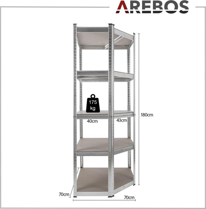 Produktbild Arebos Schwerlastregal