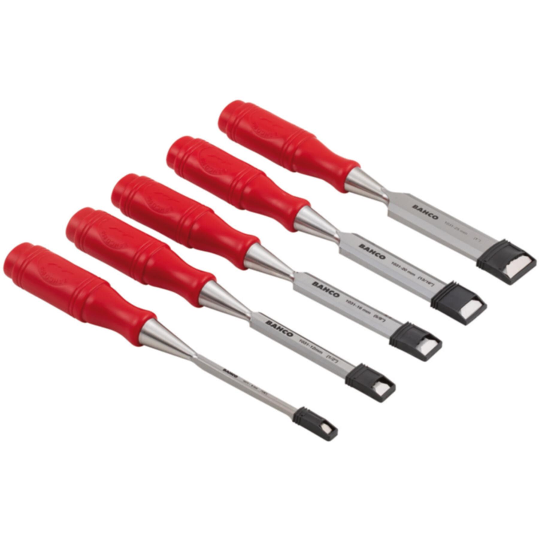 Bahco, Scalpello + Pialla, Set di scalpelli più solido (25 mm)
