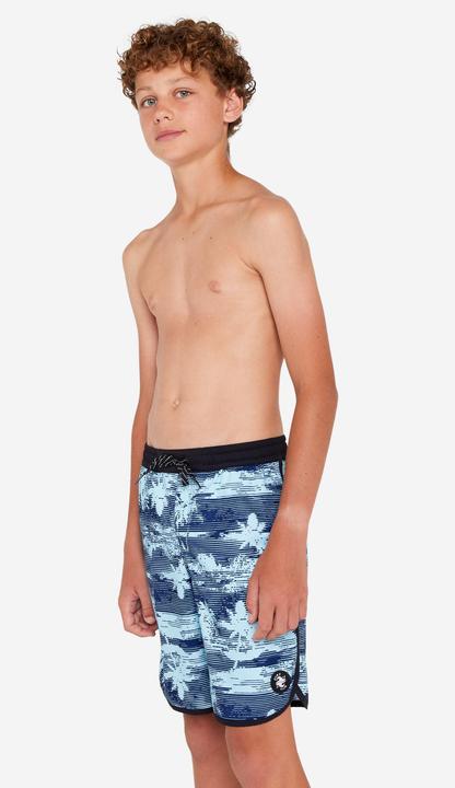 Immagine prodotto Olaian Boardshorts Surfen Jungen 500 View blau
