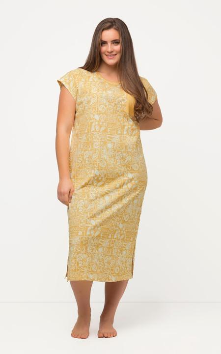 Actual product image Ulla Popken Eco Cotton Nautical Print Nightgown (46, 48)