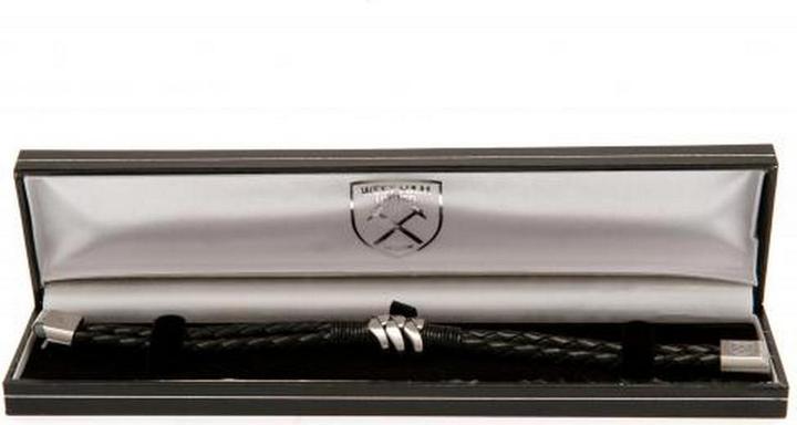 Image du produit West Ham United FC Bracelet en cuir (20 cm, 100% cuir)