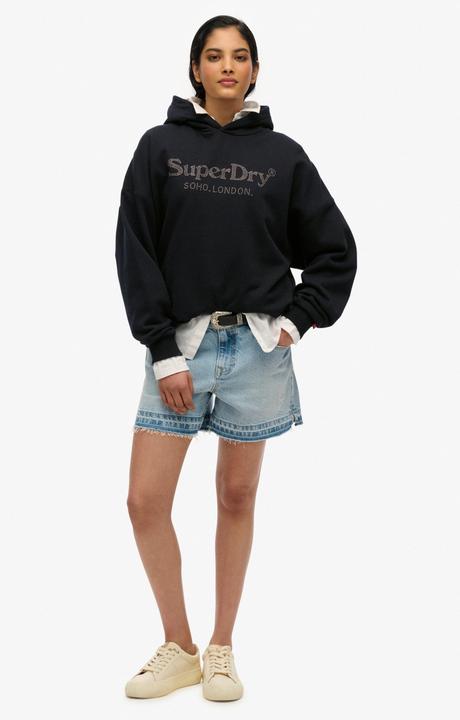 Produktbild Superdry Lässiges Venue Hoodie in Metallic-Optik (XS)