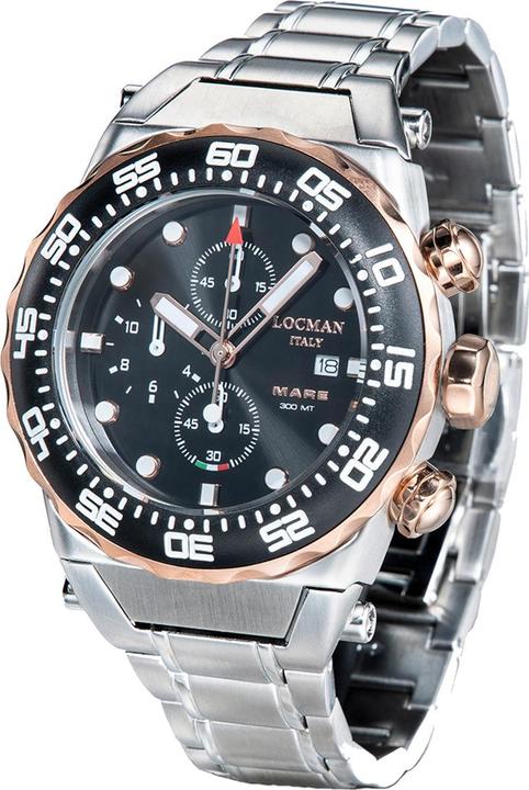 Immagine prodotto Locman Italia Orologio da polso Mare 300MT Chrono Ref. 0560 (Cronografo, 42 mm)
