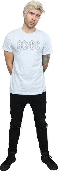 Immagine prodotto AC/DC Black Outline Logo Maglietta Uomo (L)