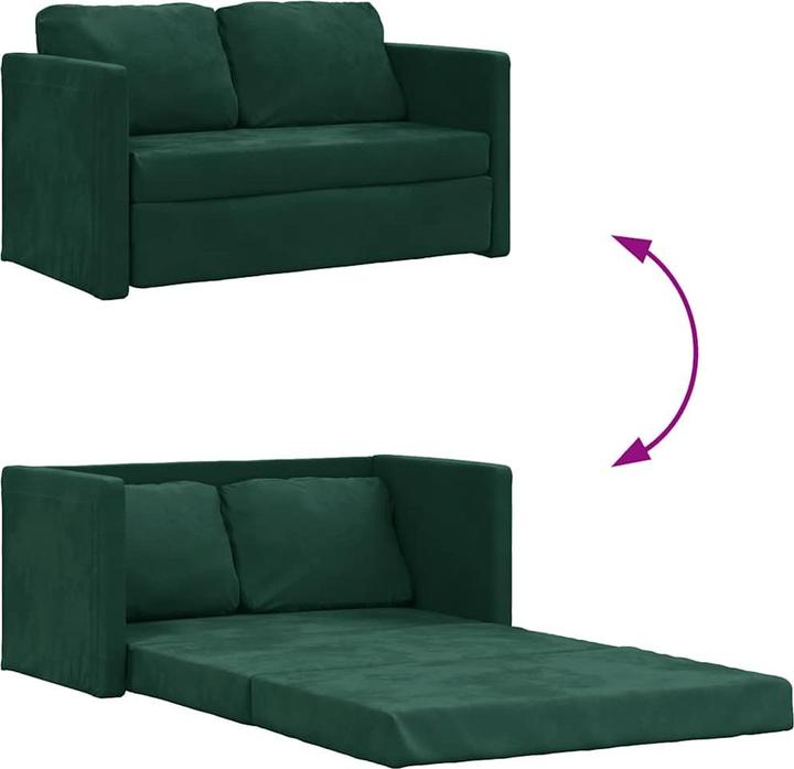 Produktbild vidaXL Bodensofa mit Schlaffunktion (2-Sitzer)