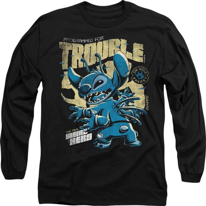 Produktbild Lilo & Stitch Trouble TShirt Comic Langärmlig (XL)