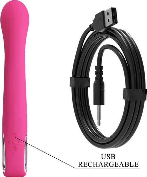 Actual product image Pretty Love Novak Rabbit Vibrator 12 Vibrations Pink