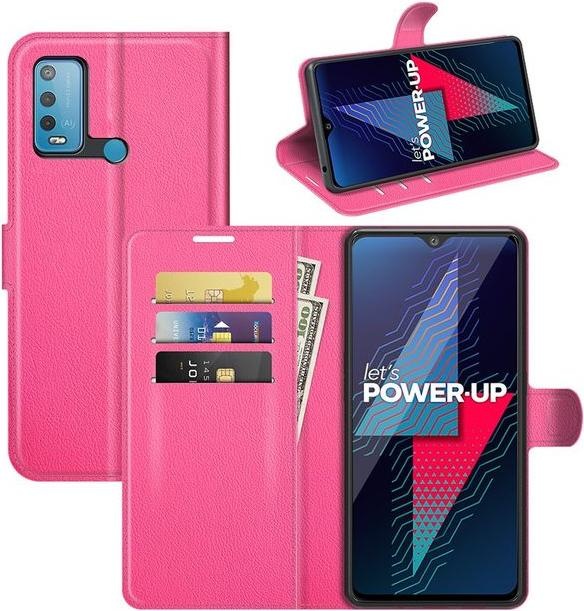 Actual product image MU Classic Litchi Leather Bookcover Series (Wiko Power U30)