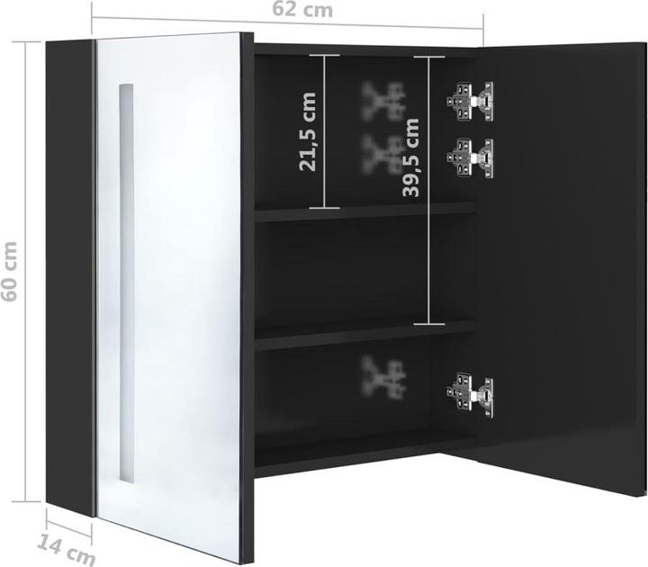Produktbild vidaXL Sigurd (62 x 14 x 60 cm)