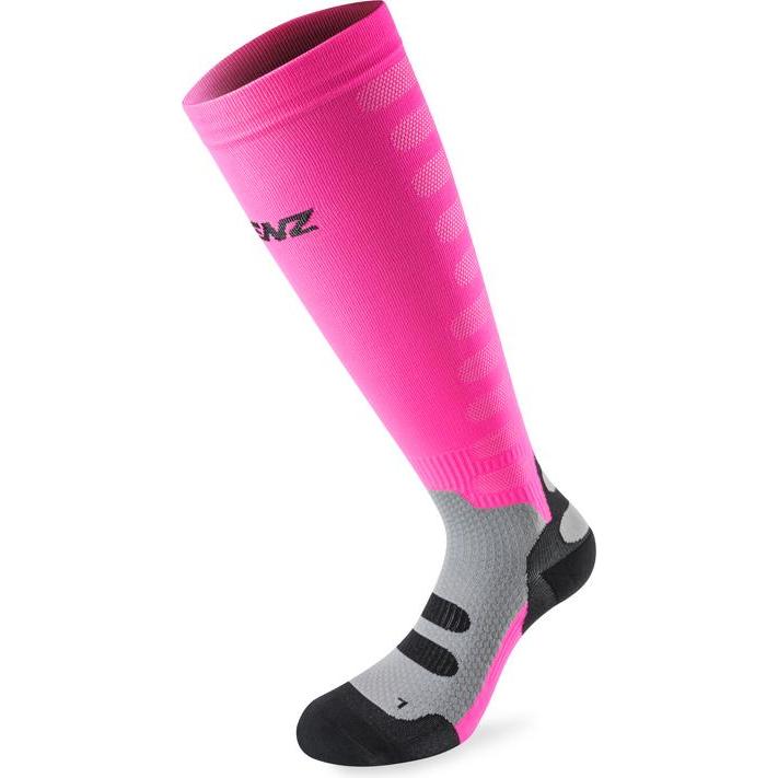 Lenz, Unisex, Sportsocken, Compression Socks 1.0 (XL), Rosa