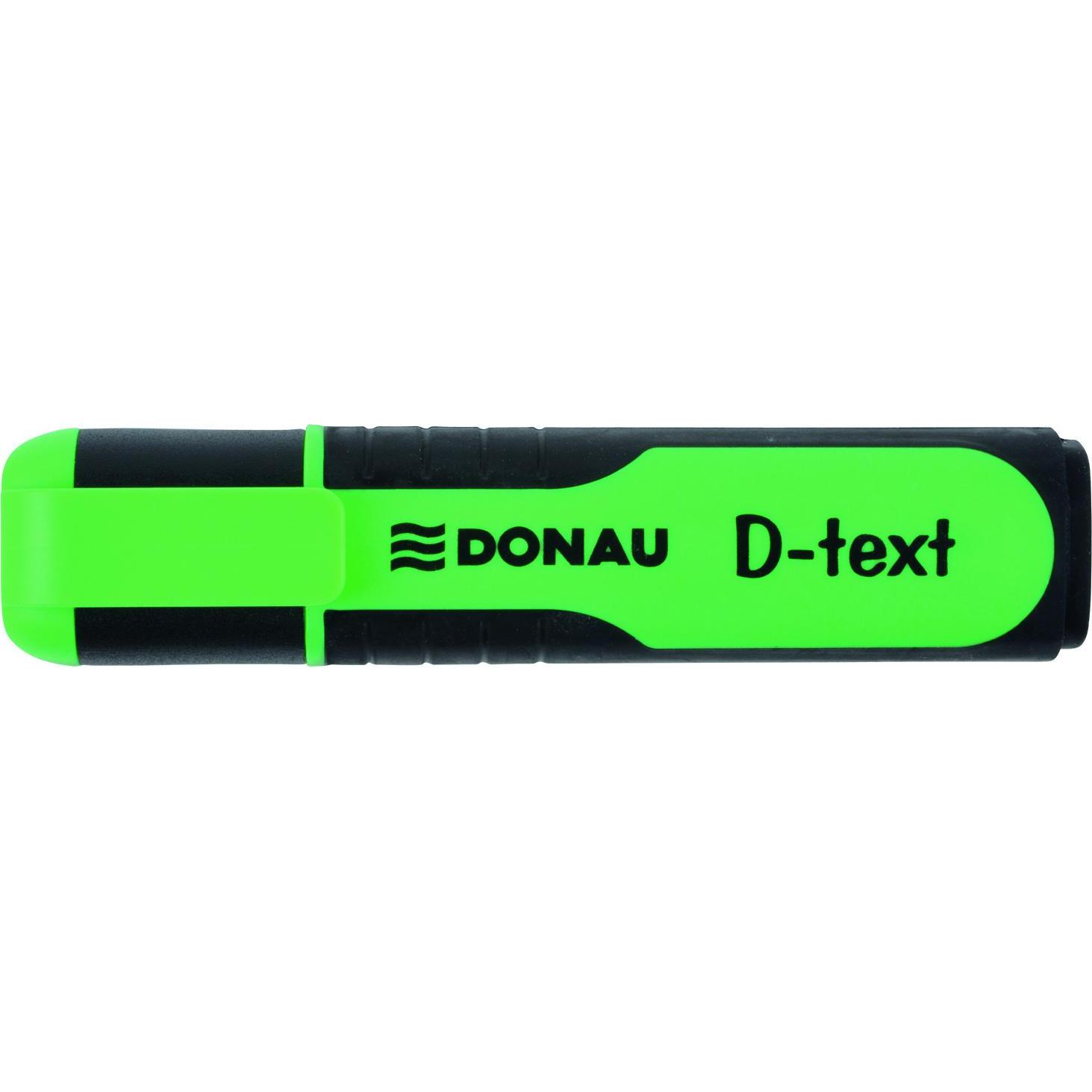 Donau, Evidenziatori, Evidenziatore d-testo, 1-5 mm (linea), verde