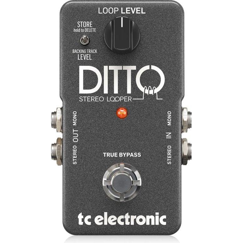 TC Electronic Pedale Looper Stereo Ditto Nero (Chitarra), Pedale effetto, Nero