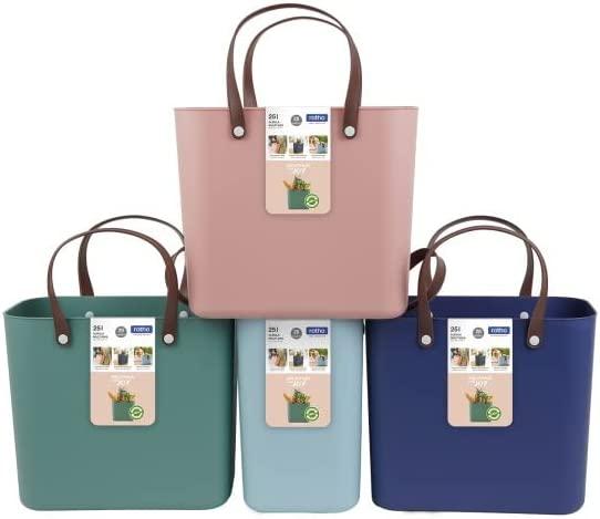 Produktbild Rotho 2er-Set Einkaufskorb, Türkis