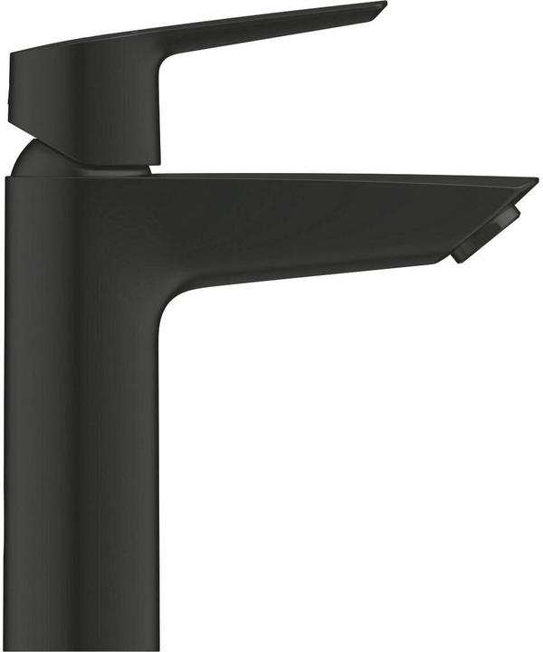 Actual product image Grohe Start QuickFix Lavaboarmatur, M-Size, Push-Open, energiesparend, mattschwarz