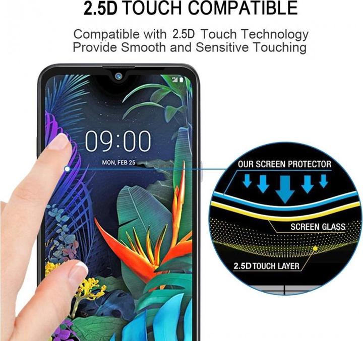 Produktbild Screenguard LG K50 Full Screen Panzerglas Schutzfolie 2.5D 9H (1 Stk., LG K50)