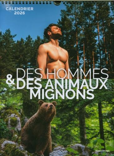Image du produit Des hommes & des animaux mignons : calendrier 2026