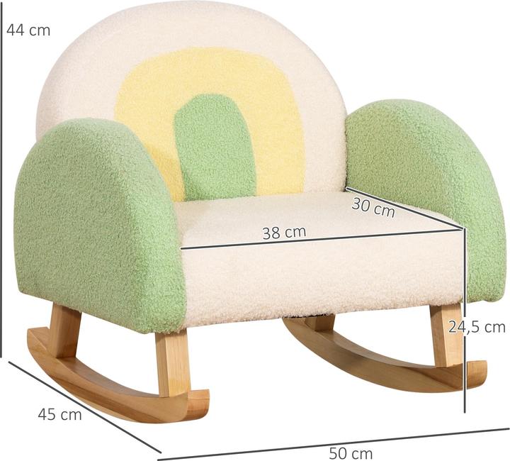Actual product image Homcom Children's sofa with rocking function