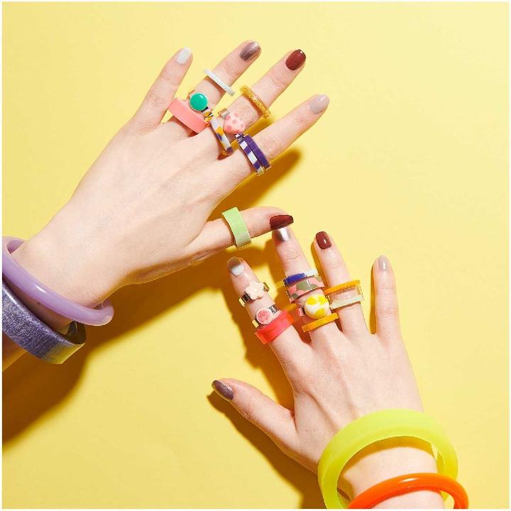 Produktbild Rico Design Silikon Giessform Ringe schmal /.500753