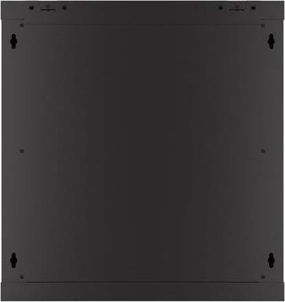 Produktbild Lanberg Nástěnná jednodílná skříň 19", 12U/600x450, (v rozloženém stavu), perforované dveře, černá (12 HE, 19 Zoll Rack)