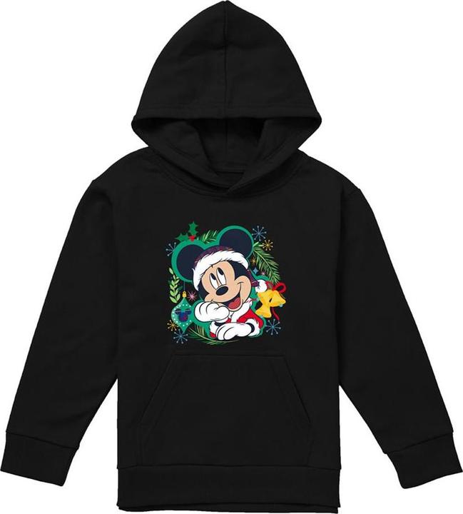 Produktbild Mickey Mouse Kapuzenpullover meliert weihnachtliches Design (116)
