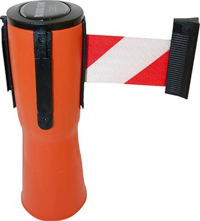Actual product image Magni RS traffic cone attachment red/white diagonal stripes 4m