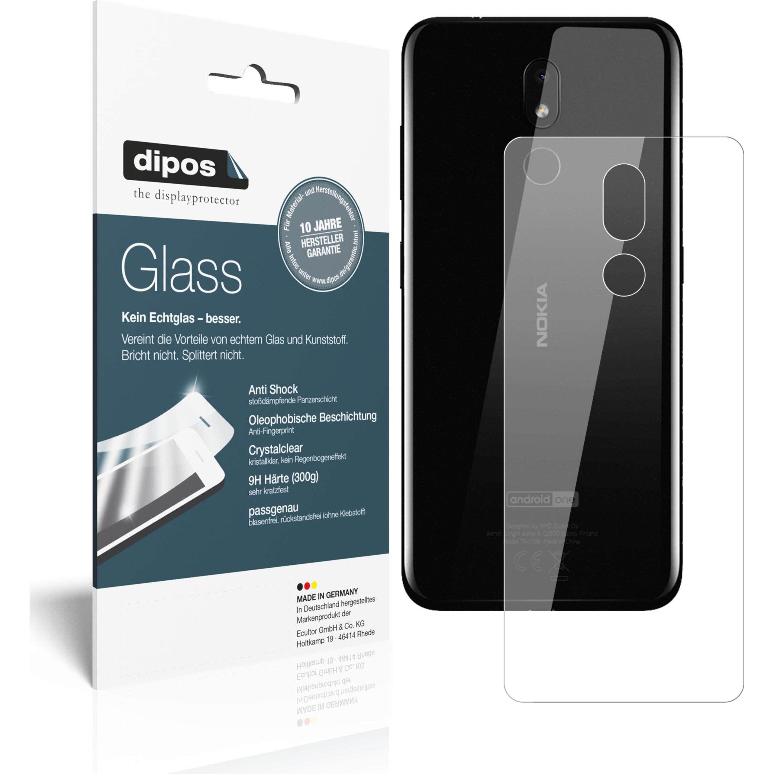Dipos Displayschutz Anti-Shock (1 Stück, Nokia 3.2), Smartphone Schutzfolie, Transparent