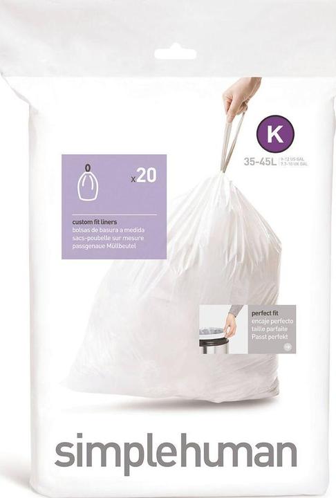 Image du produit Simplehuman Sacs à ordures pour les poubelles (20 x, 35 l)