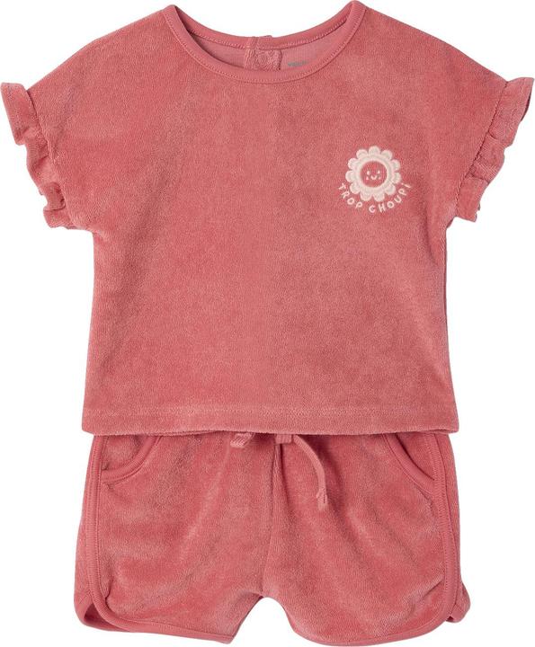 Image du produit Vertbaudet Baby-Set: T-Shirt & Shorts aus Frottee (62)