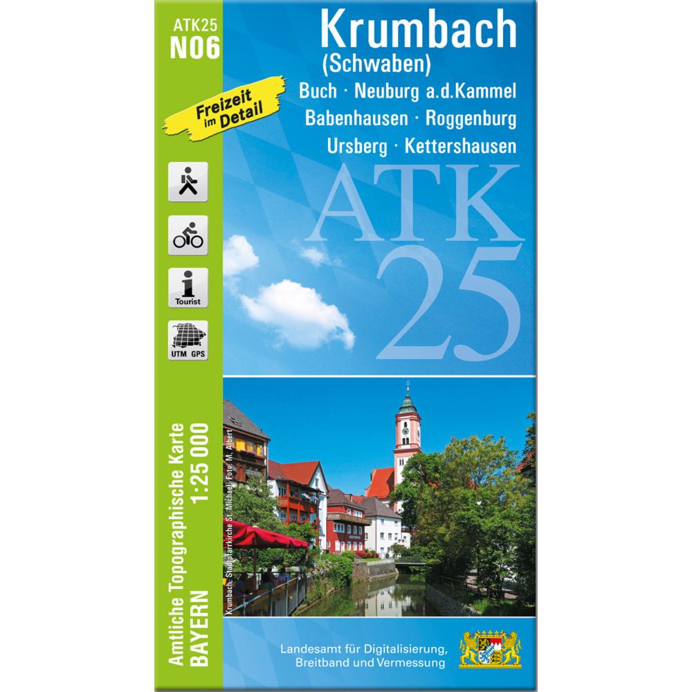 ATK25-N06 Krumbach (Schwaben) (A.T-Kte), Landkarte