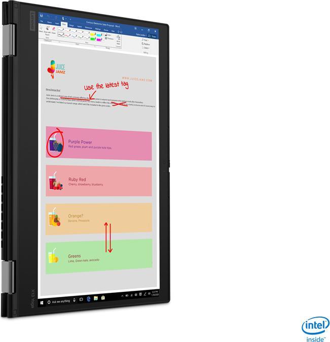 Image du produit Lenovo ThinkPad X13 Yoga (13.30", Intel Core i5-10210U, 8 Go, 256 Go, DE)