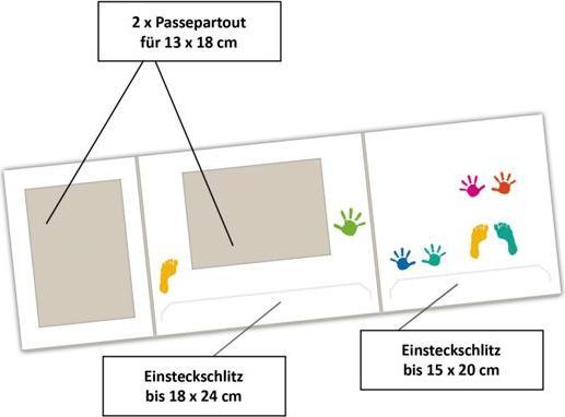 Image du produit Daiber 1x25 Mains 13x18 Pochettes Portrait Enfants (13 x 18 cm)