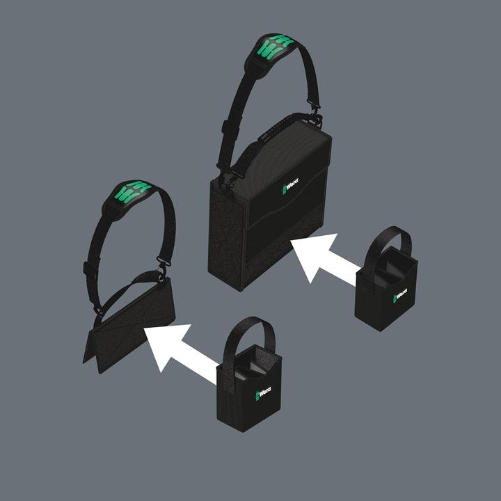 Image du produit Wera Kraftform 2go 300 (Cruciforme PZ, Recouvrement cruciforme Phillipps (PH), TX, Vis fendues)