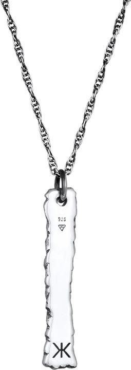 Actual product image Kuzzoi Necklace Peace Peace Sign Figaro Chain 925 Silver (925 sterling silver, 60 cm)